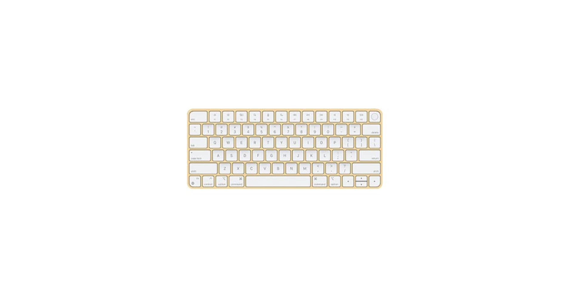 最新モデル 限定カラー イエロー APPLE MAGIC KEYBOARD Genuine Apple magic keyboard with Touch ID for M1 Macs